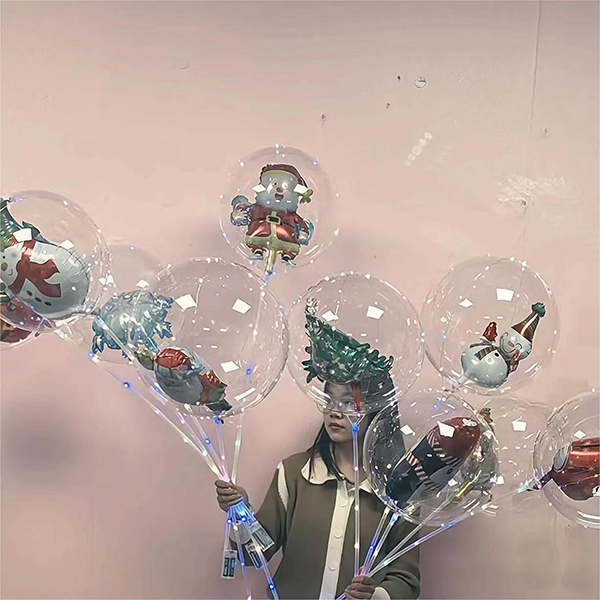 بادکنک بوبو با تم کریسمس