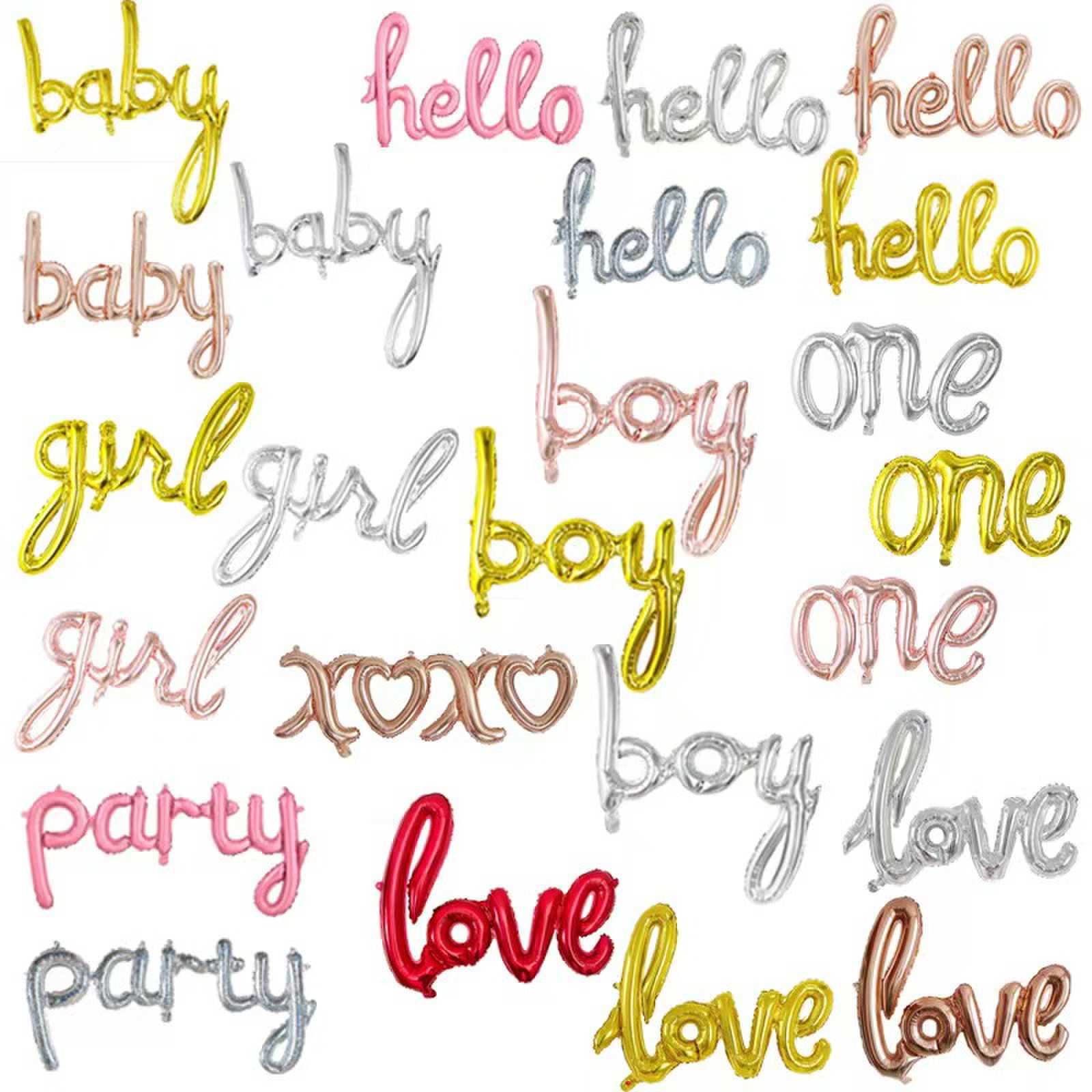 بادکنک فویلی به هم چسبیده