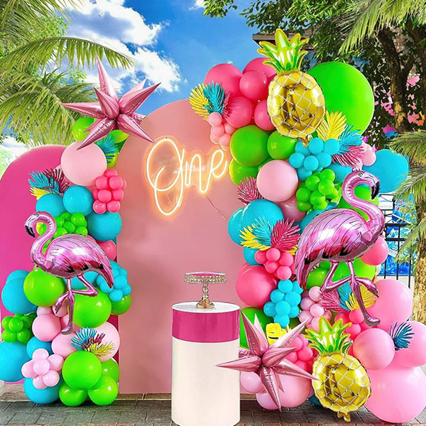 کیت گلدسته بالون تم هاوایی
