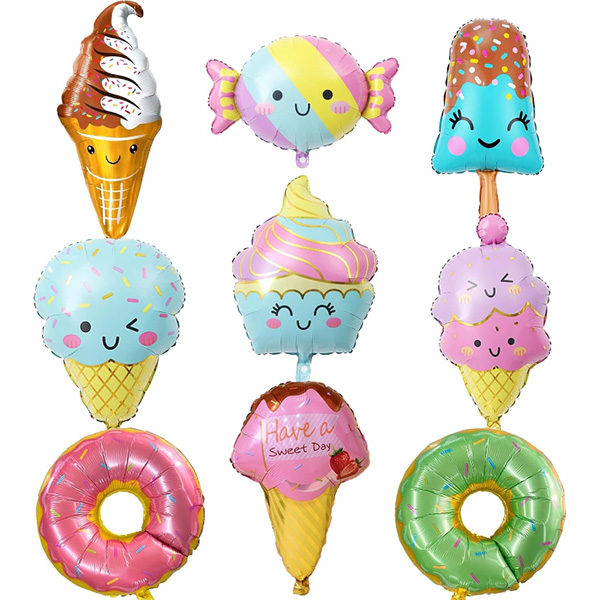 بادکنک فویلی بستنی