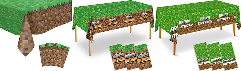 Minecraft Party Tablecloth