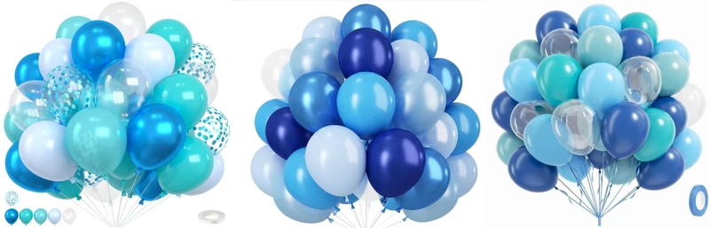 Ocean party latex balloon kit