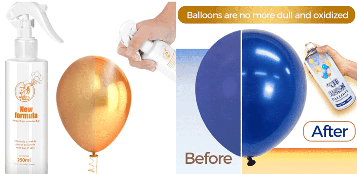 Balloon spray