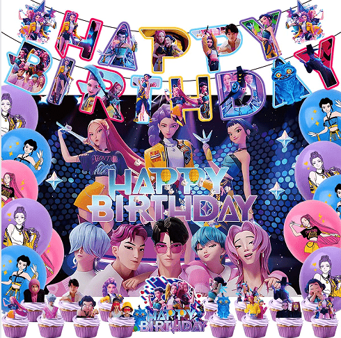 ست دکوری پارتی شکارچیان شیاطین K-POP