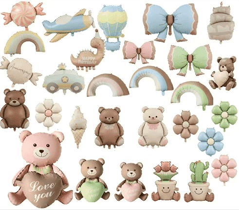 بادکنک های فویلی مات مات