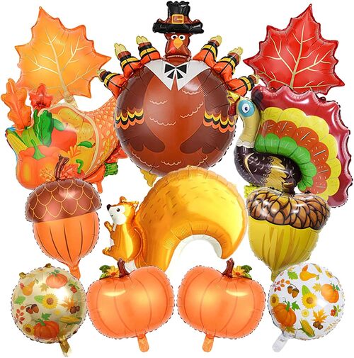 بادکنک های فویل شکرگزاری